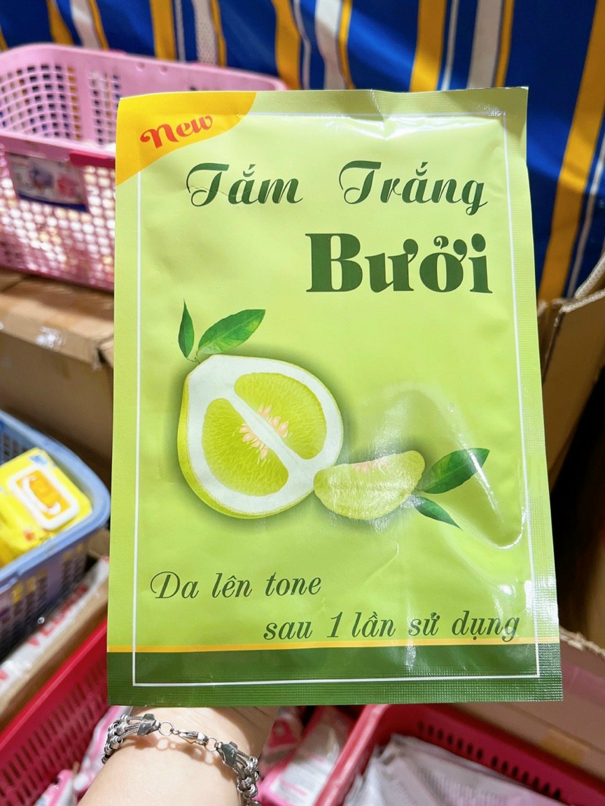 Tắm trắng bưởi siêu trắng