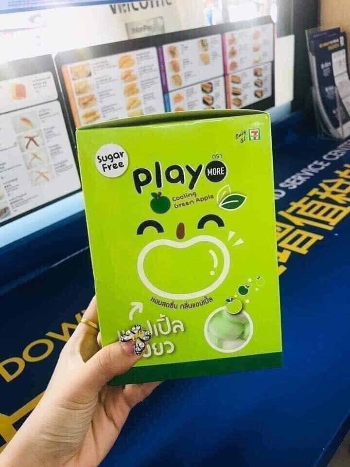COMBO 12 BỊCH KẸO PLAY TÁO XANH THÁI LAN