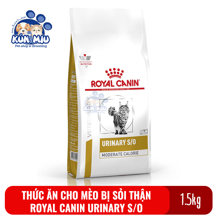 [Hoàn Tiền 10%] Thức ăn cho mèo mắc bệnh thận Royal Canin Urinary S/O túi 1,5kg