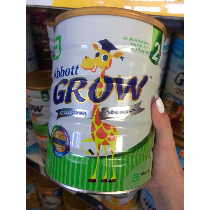 Sữa bột abbott grow 2 lon 900g