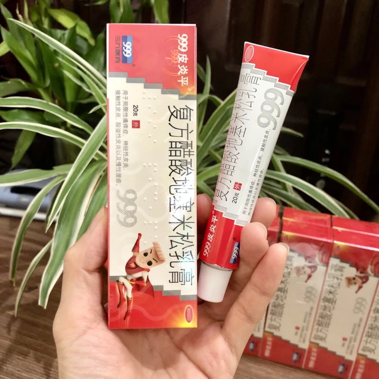 combo 10 típ kem bôi da liễu 999