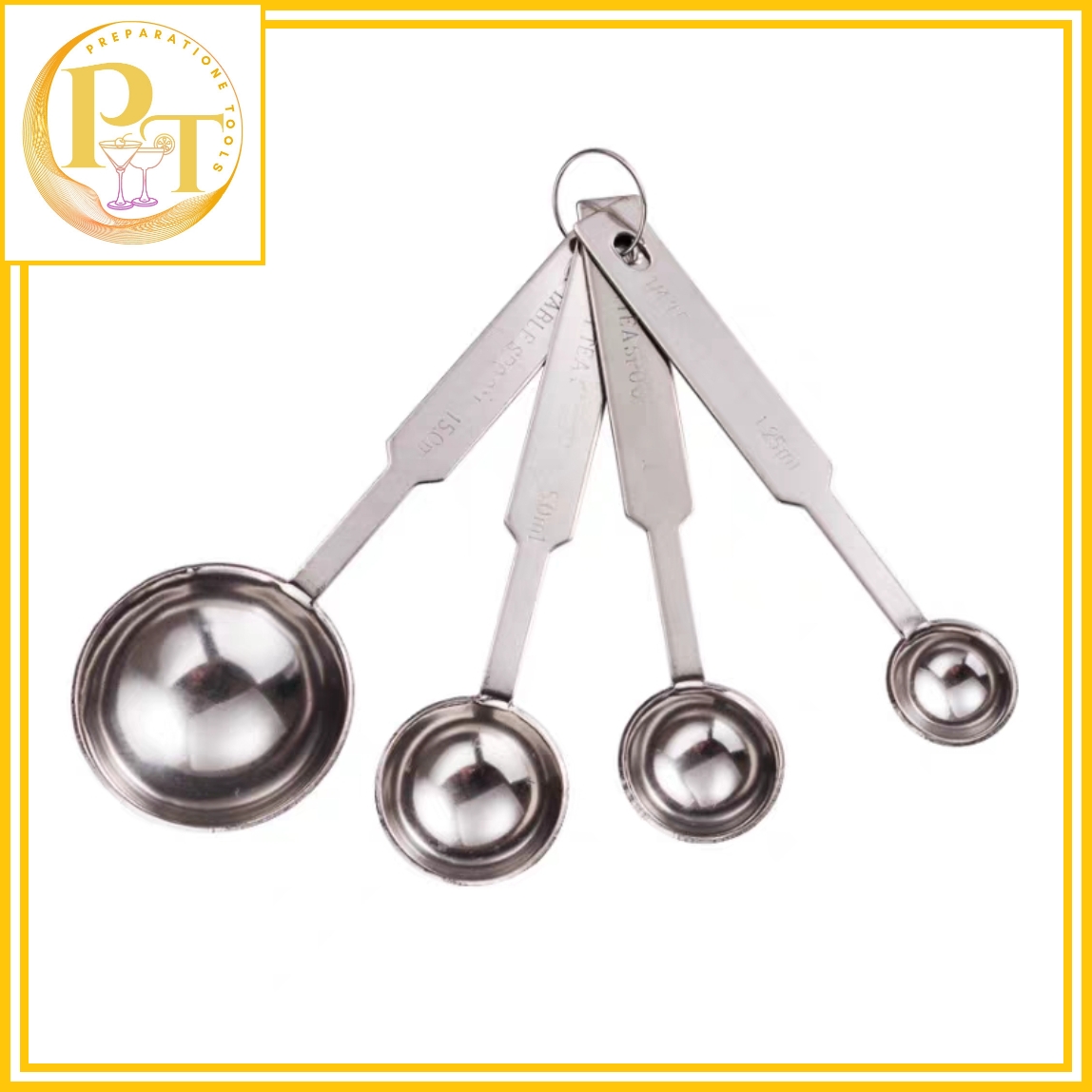 Bộ thìa đong inox 4 cái