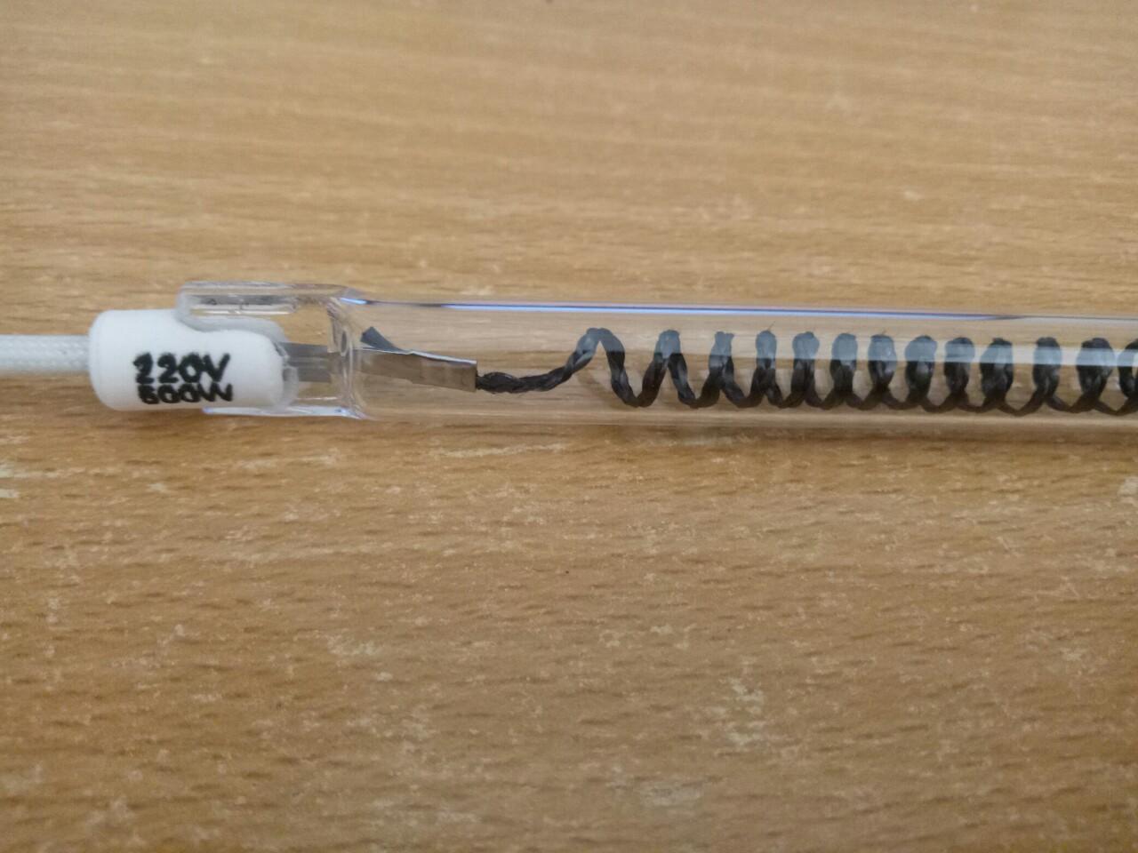 Bóng đèn sấy sợi cacbon dài 32cm 500W