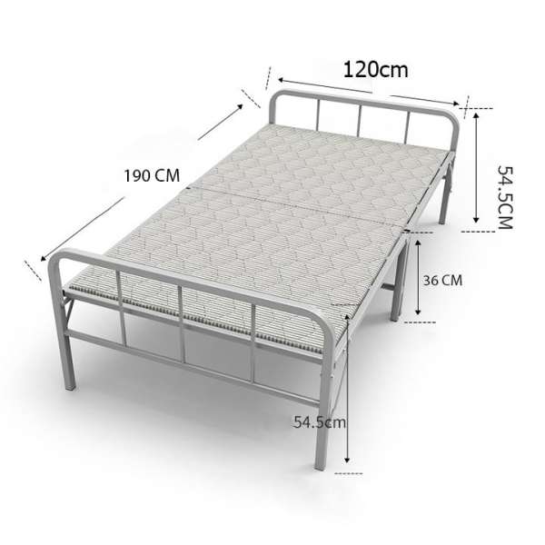 Giường gấp gọn cỡ lớn gia đình 120x190cm