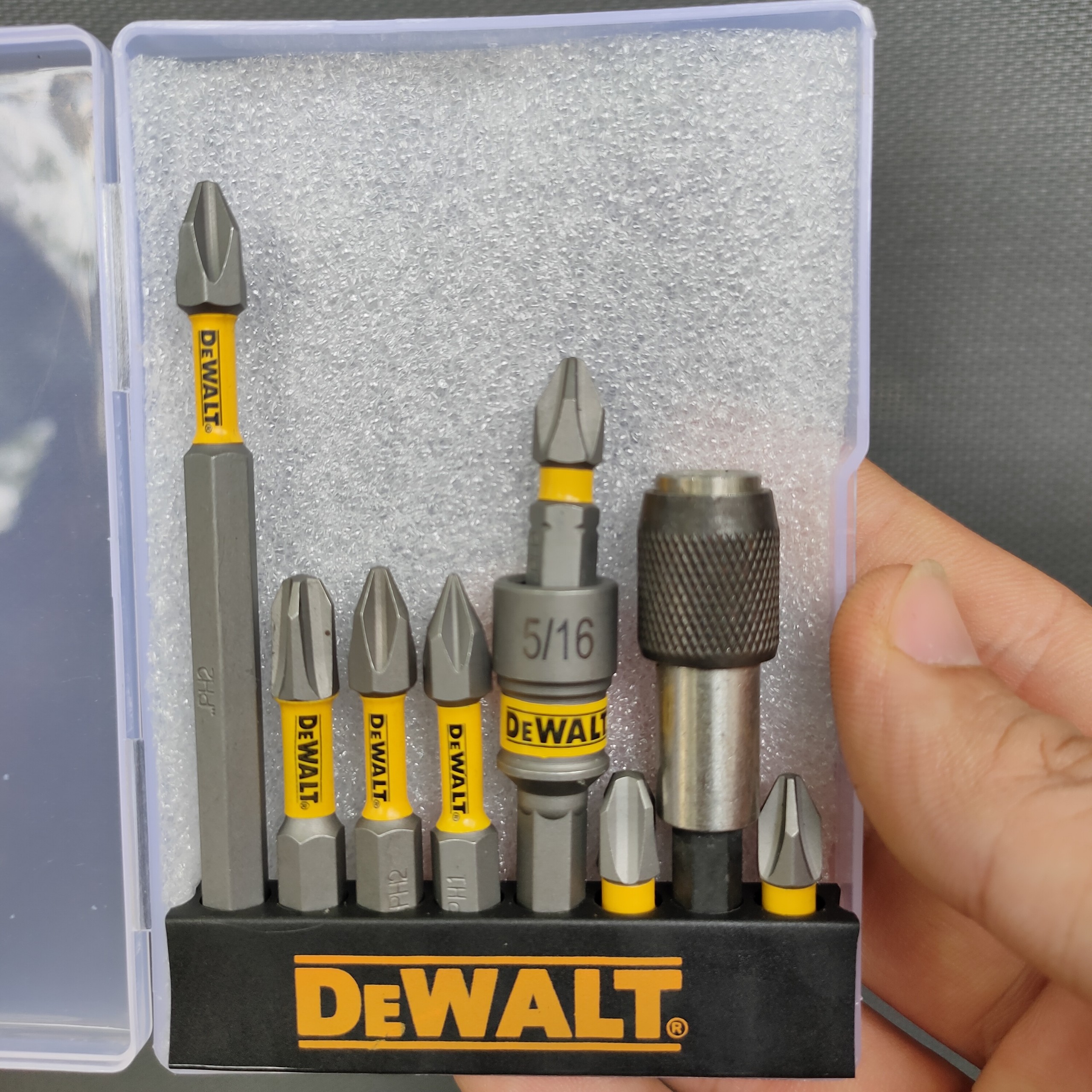 [HCM]Combo Mũi Vít Dewalt Socket ( Loại Thép Đen )