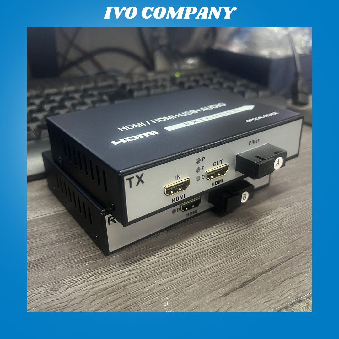 Cặp Converter Chuyển Đổi HDMI Sang Cáp Quang 1080P
