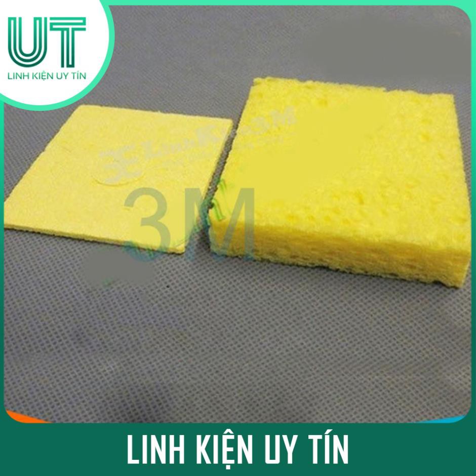 Bọt biển chùi mỏ hàn 6x6 cm (Loại Xịn )