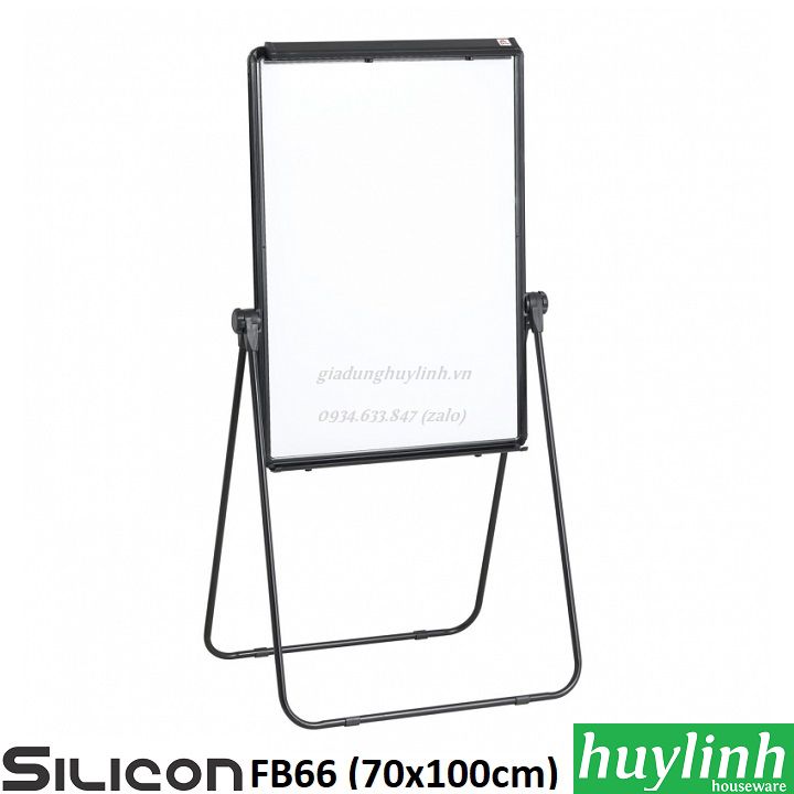 [HCM]Bảng Flipchart Silicon FB66 (70 x 100cm) - Chân chữ U