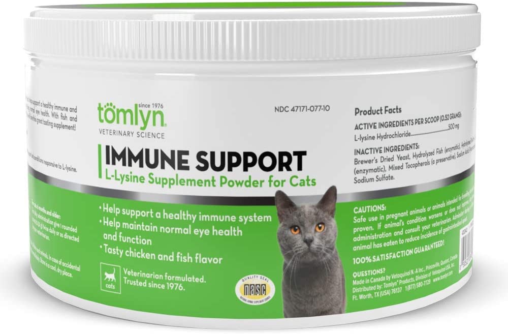 Bột Lysine tăng đề kháng cho mèo hãng Tomlyn (3.5oz - 100gr)