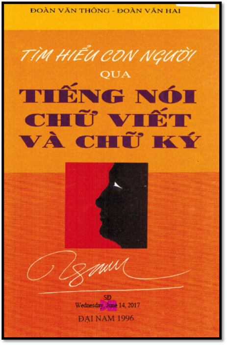 Sách tìm hiểu con người qua tiếng nói chữ viết và chữ ký