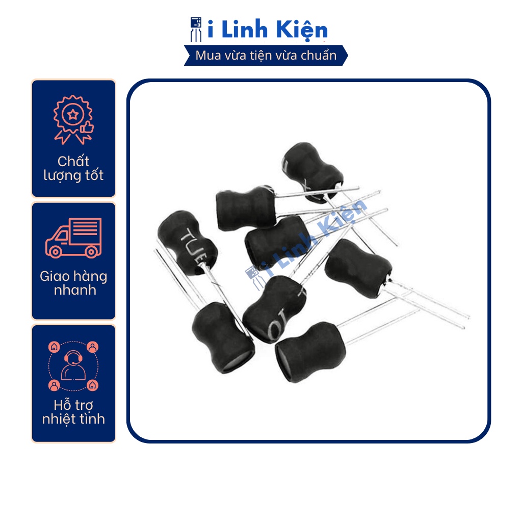 Cuộn Cảm Cắm 0608 từ 3.3uH-10mH 6x8mm