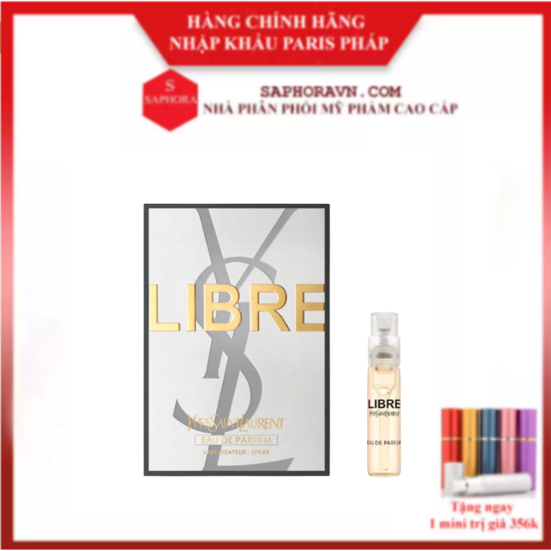 Nước Hoa YSL, Nước Hoa Vial YSL Libre Eau De Parfum 2ml