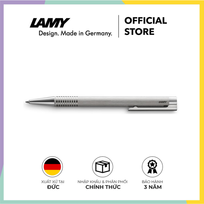 Bút bi cao cấp LAMY logo Brushed - Hãng phân phối chính thức