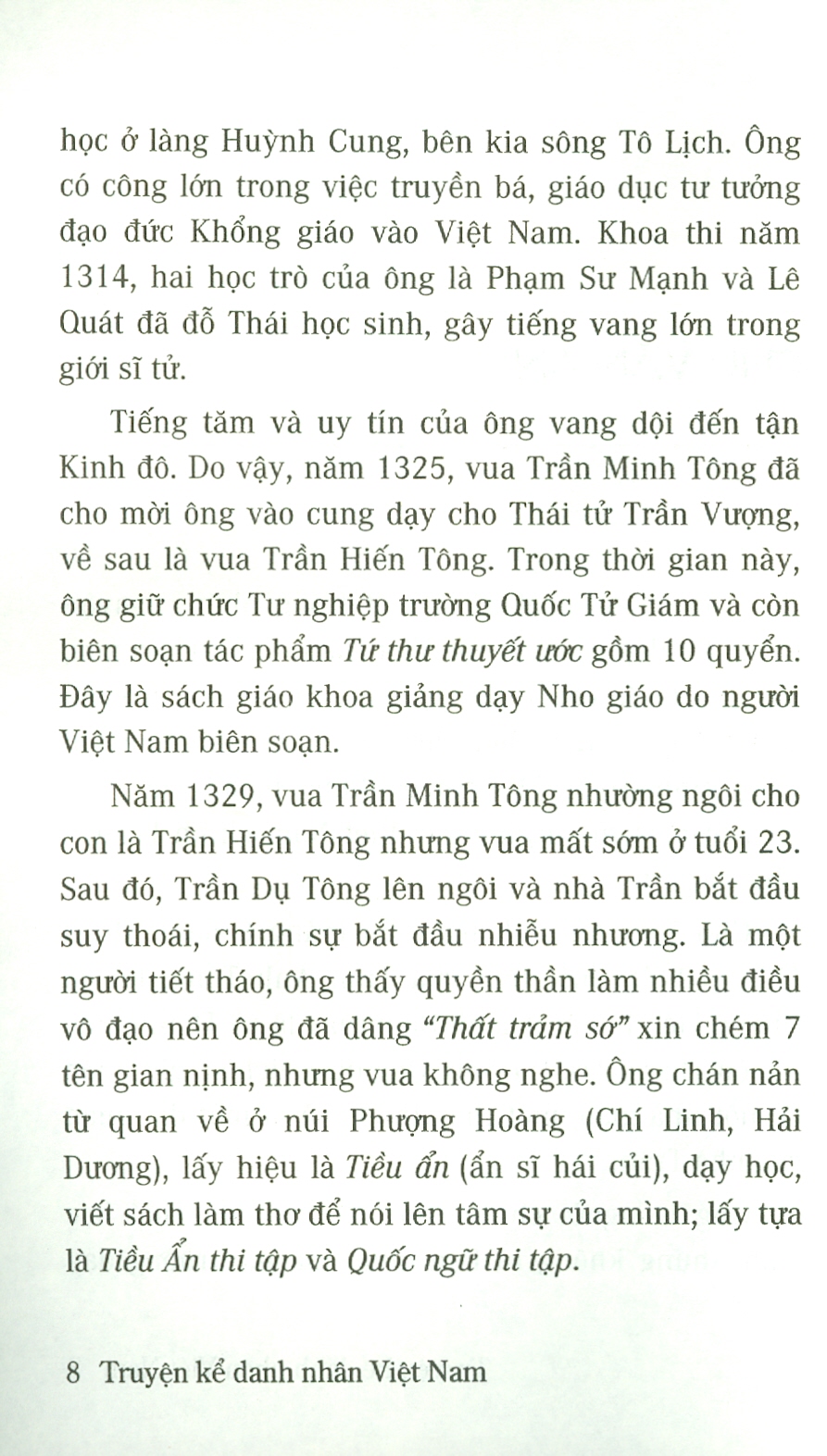Truyện Kể Về Danh Nhân Việt Nam