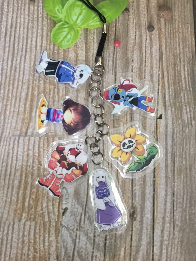Móc khóa dây Undertale