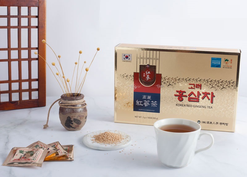 Hộp Trà Hồng Sâm Cao Cấp Korea (100 gói x 3g/hộp)