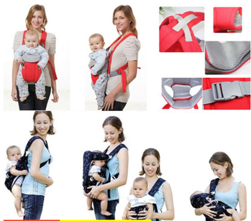 Địu em bé 4 tư thế chất liệu cao cấp an toàn cho bé