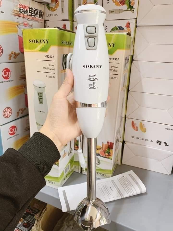 Máy Xay Cầm Tay - Máy Xay Đa Năng Sokany (Trắng)