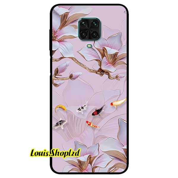 Ốp lưng dành cho xiaomi redmi note 9s - note 9 pro - note 9 pro max - tranh hoa và cá