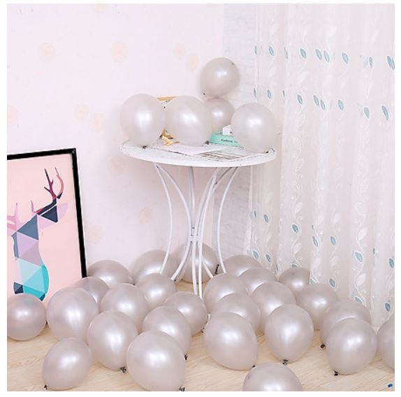 [HCM]100 bóng nhũ Thái lan nhiều màu trang trí (loại nhỏ 6 inch)- Diệp Linh