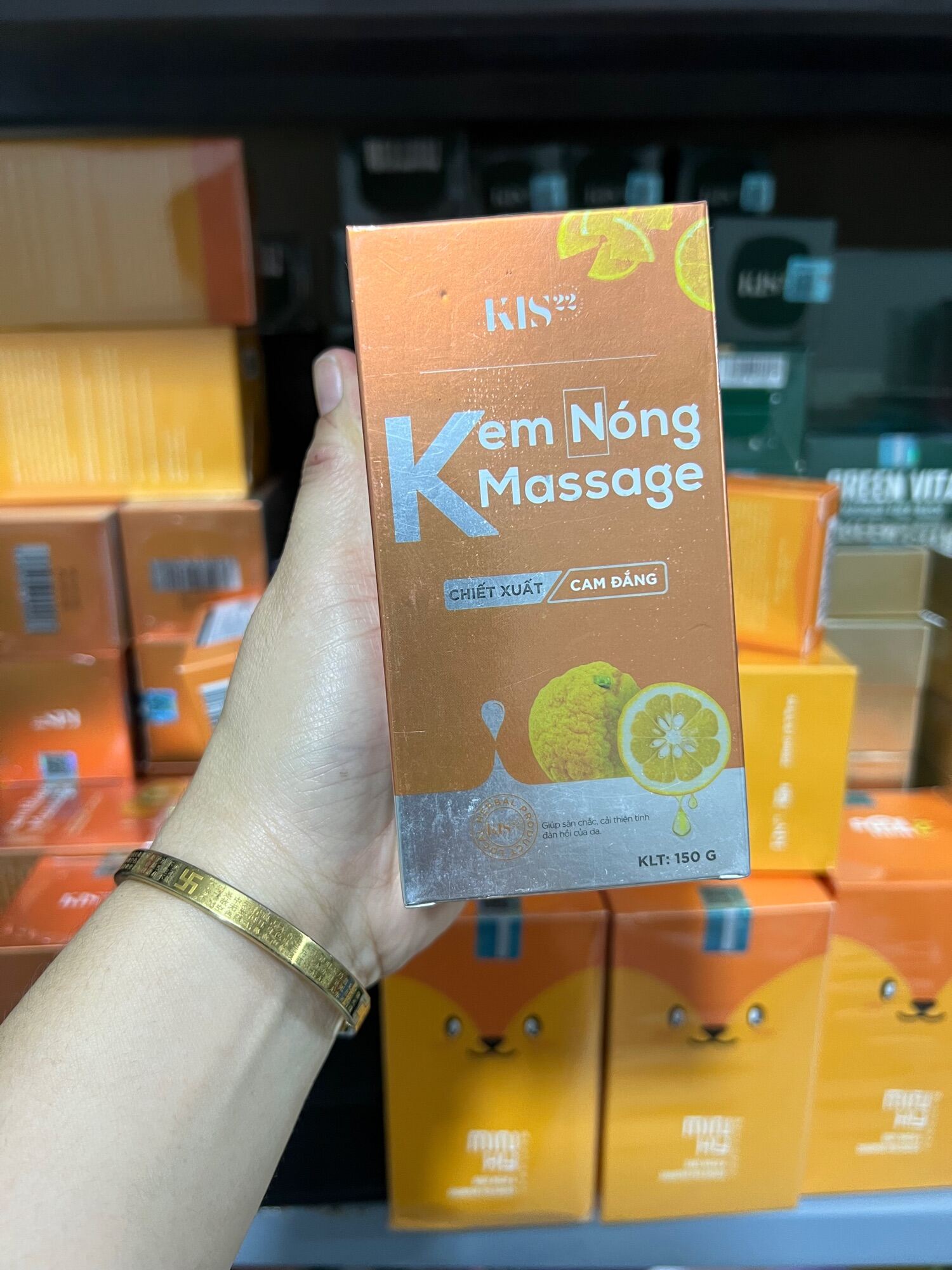 Kem tan mỡ Goslim (Tặng kèm đai nịt bụng cao cấp)