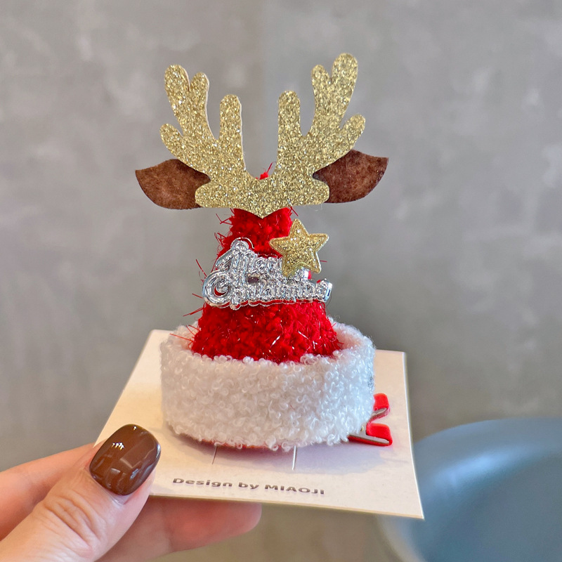 Cài tóc băng đô bờm Noel Giáng Sinh Nam Nữ