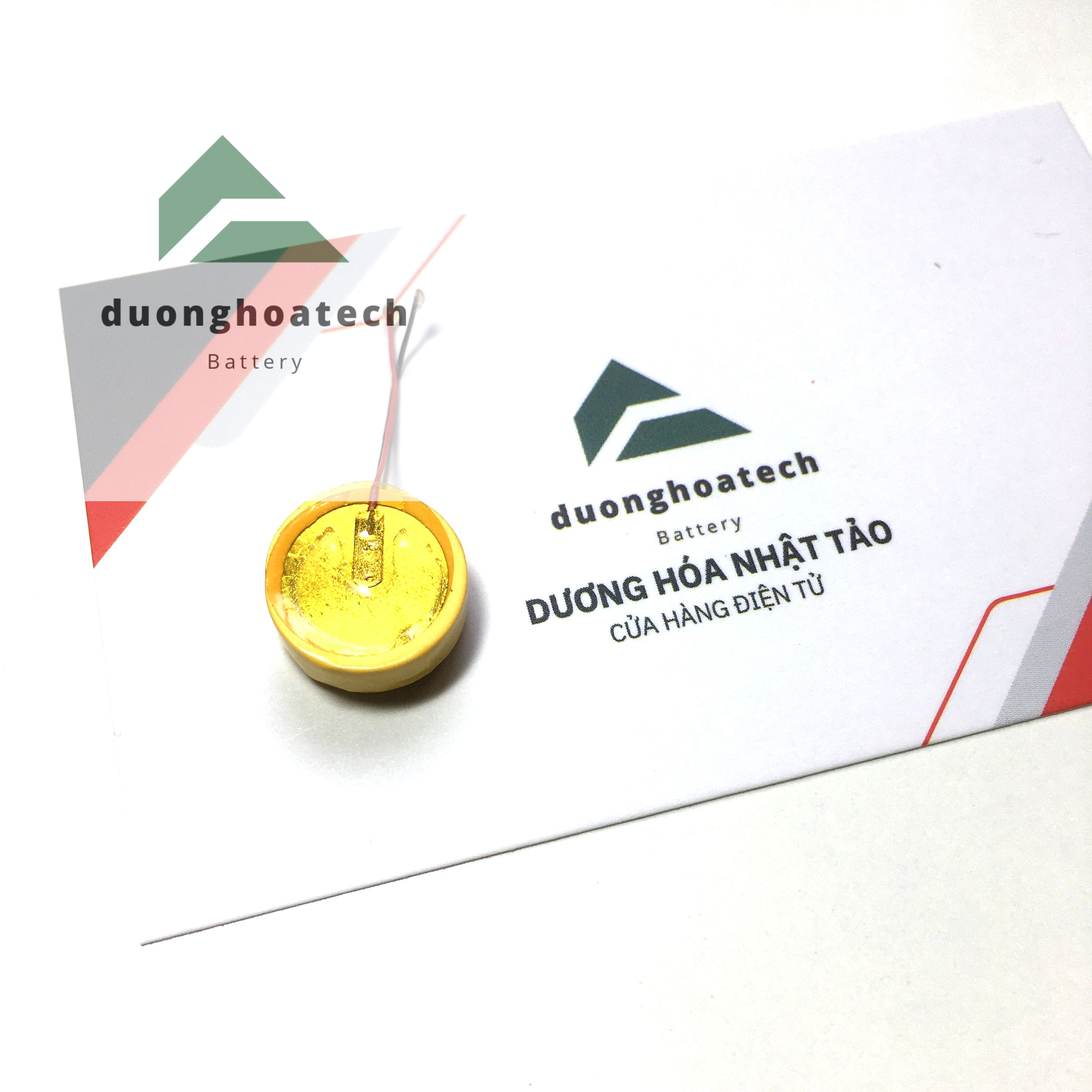 Pin nút li-ion 3.6v lir1454 90mah cho tai nghe bluetooth tws