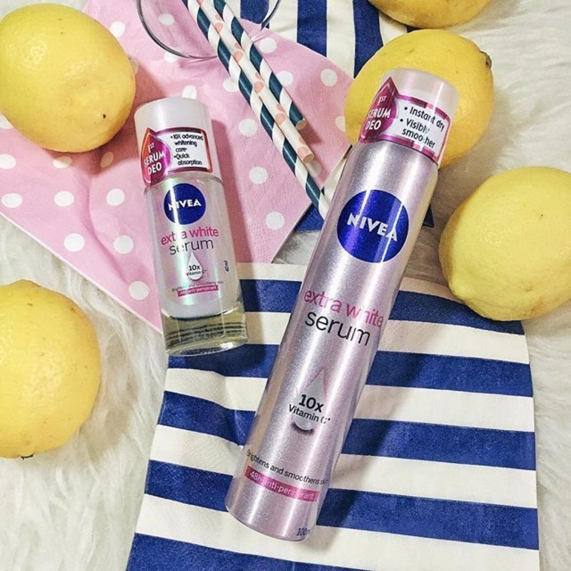 [HCM]Xịt ngăn mùi serum trắng mịn NIVEA 100ml