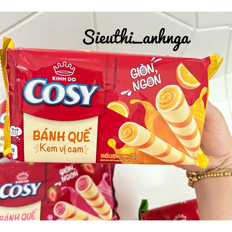Bánh Quế Kinh Đô Cosy Đủ Vị 132g