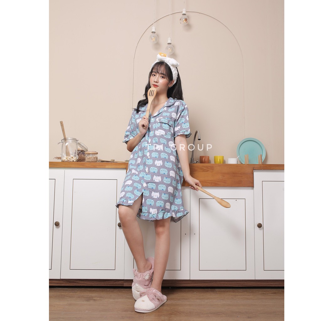 Váy ngủ kate Thái loại đẹp siêu cute