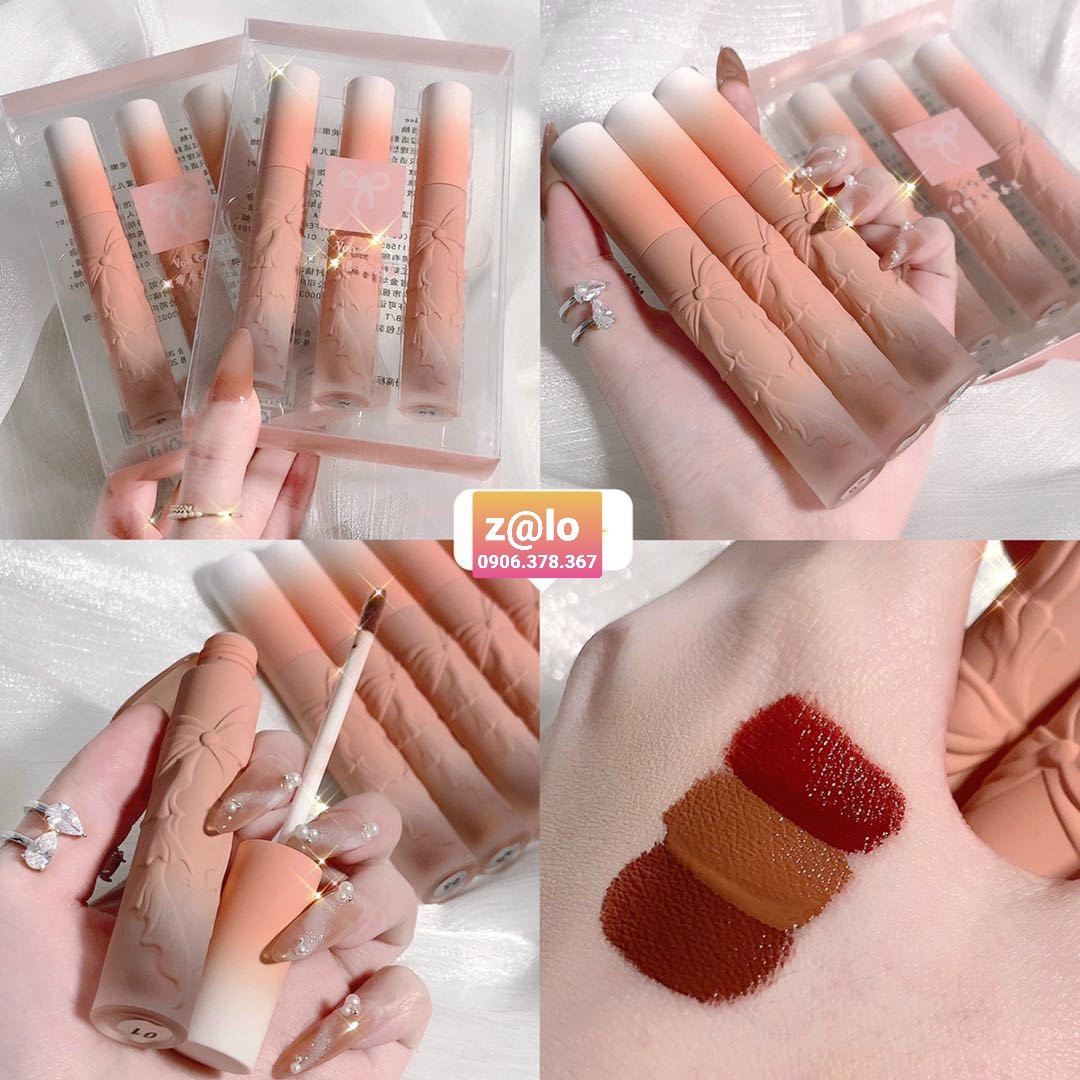 ❤️Sét Son #Vongee thiết kế nơ dễ thương❤️