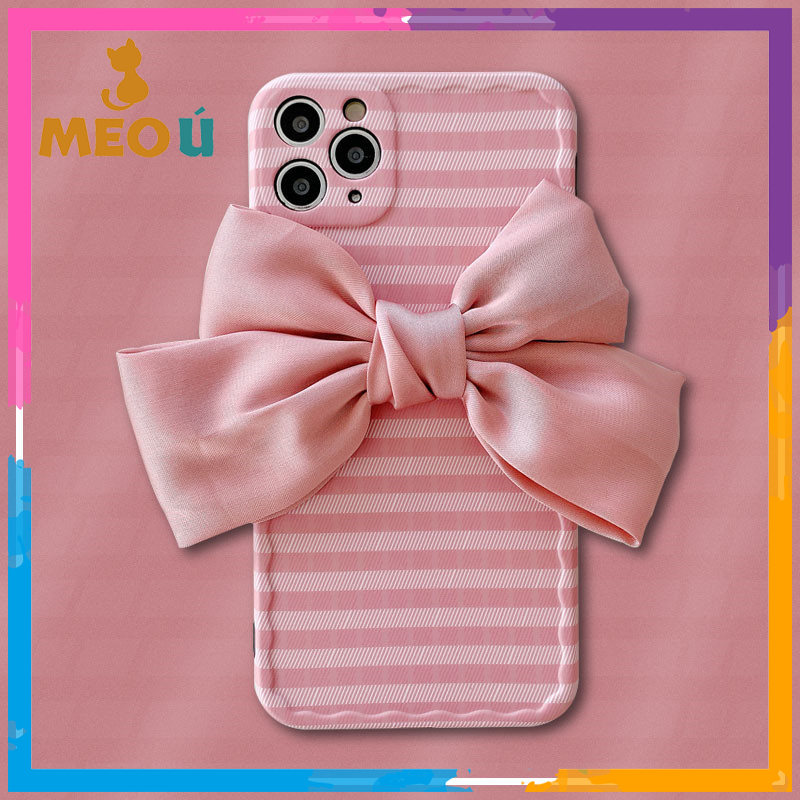 [HCM]Ốp iPhone Nơ Xinh iPhone 7Plus/8Plus/X/Xs Max/11/11 Pro Max/12/12 Pro/12 Pro Max - ốp iphone