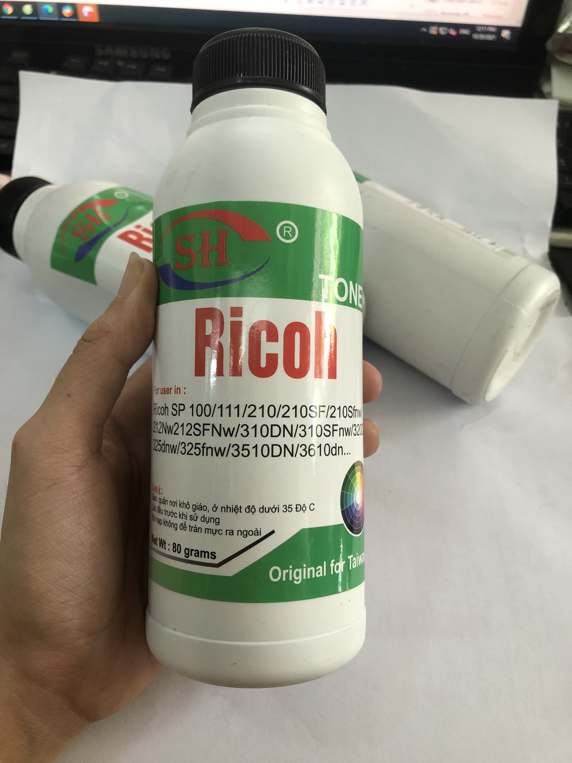 Lọ mực đổ máy in Ricoh SP100 SP111 SP210 SP212 SP310 SP325... - Mực đổ Ricoh