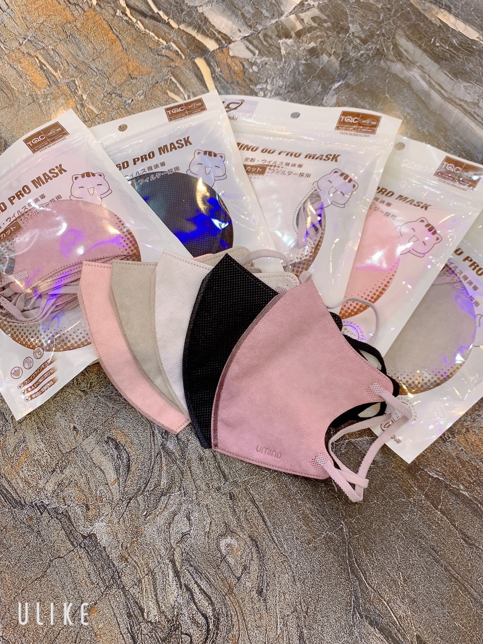 Gói 10 cái khẩu trang 6D Pro Umimask Long Châu