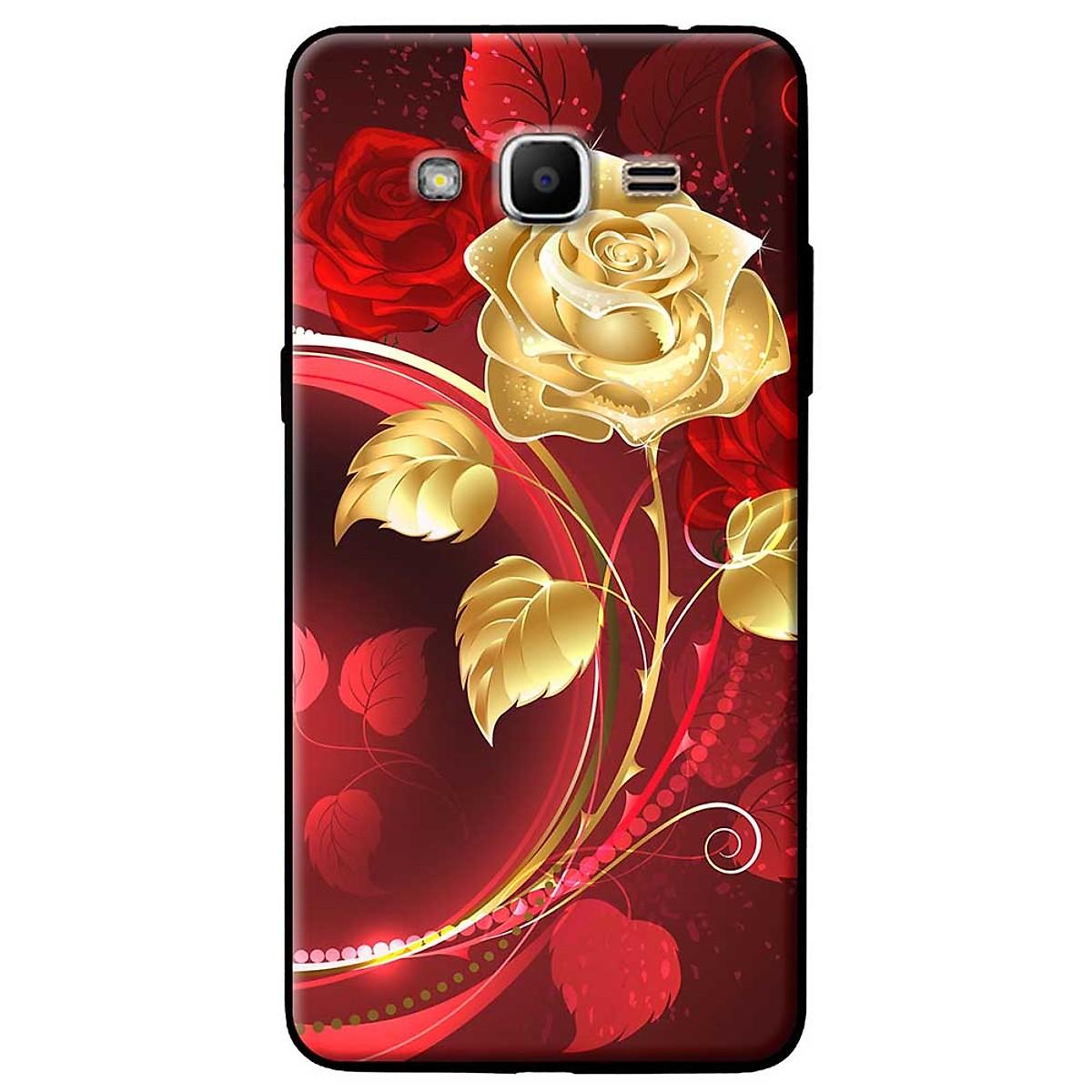 Ốp lưng dành cho Samsung Galaxy J3 2016 mẫu Bình hoa hồng