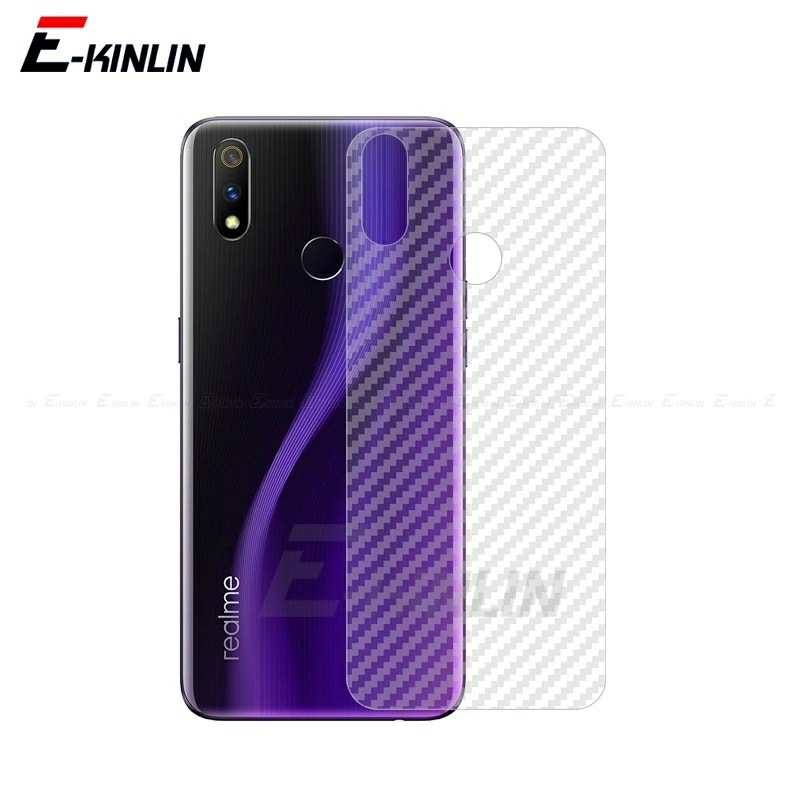 Dán lưng CarBon Realme 3 vân caro chống mồ hôi