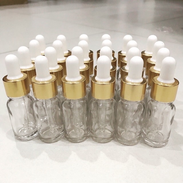 lọ chiết serum nắp bóp thủy tinh 10ml 20ml