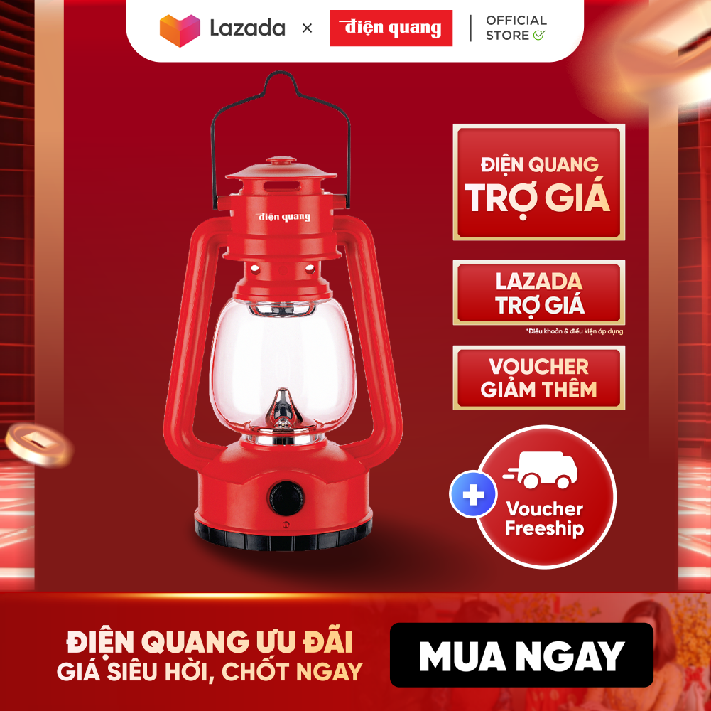 Đèn sạc Led Điện Quang ĐQ PRL04 R (0.5W, ánh sáng trắng, màu ngẫu nhiên)