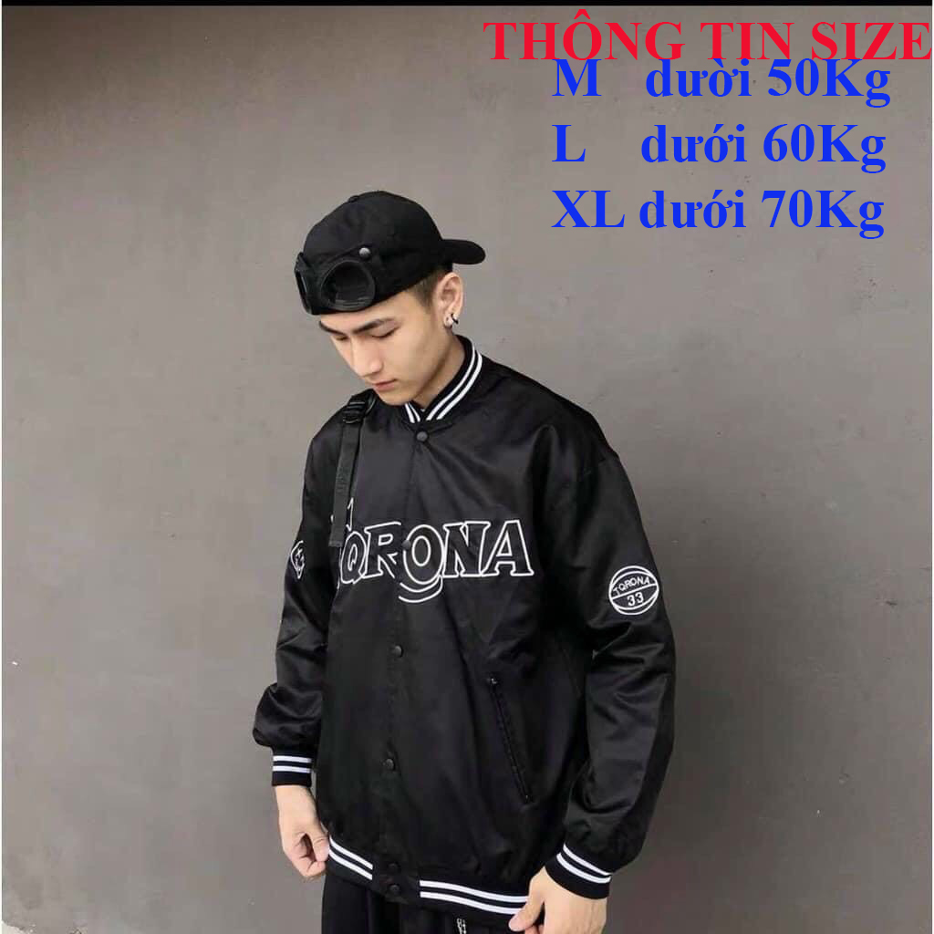 >> BÁO GIÁ ÁO KHOÁC BOMBER BÓNG CHÀY UNISEX CAO CẤP - FORM 70KG B027 | Shopee Lazada Sendo Tiki mới nhất 97 Áo Khoác Dù BOMBER Nam Nữ Unisex Form Rộng 2 lớp cao cấp In chữ TORONA - MS716