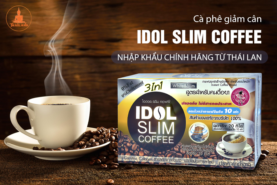 Cà phê sữa giảm cân Idol Slim Coffee 3 In 1 TK Natural