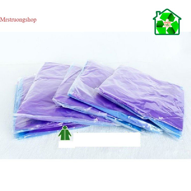 Combo Bộ quần áo mưa nilon tiện lợi dùng nhiều lần