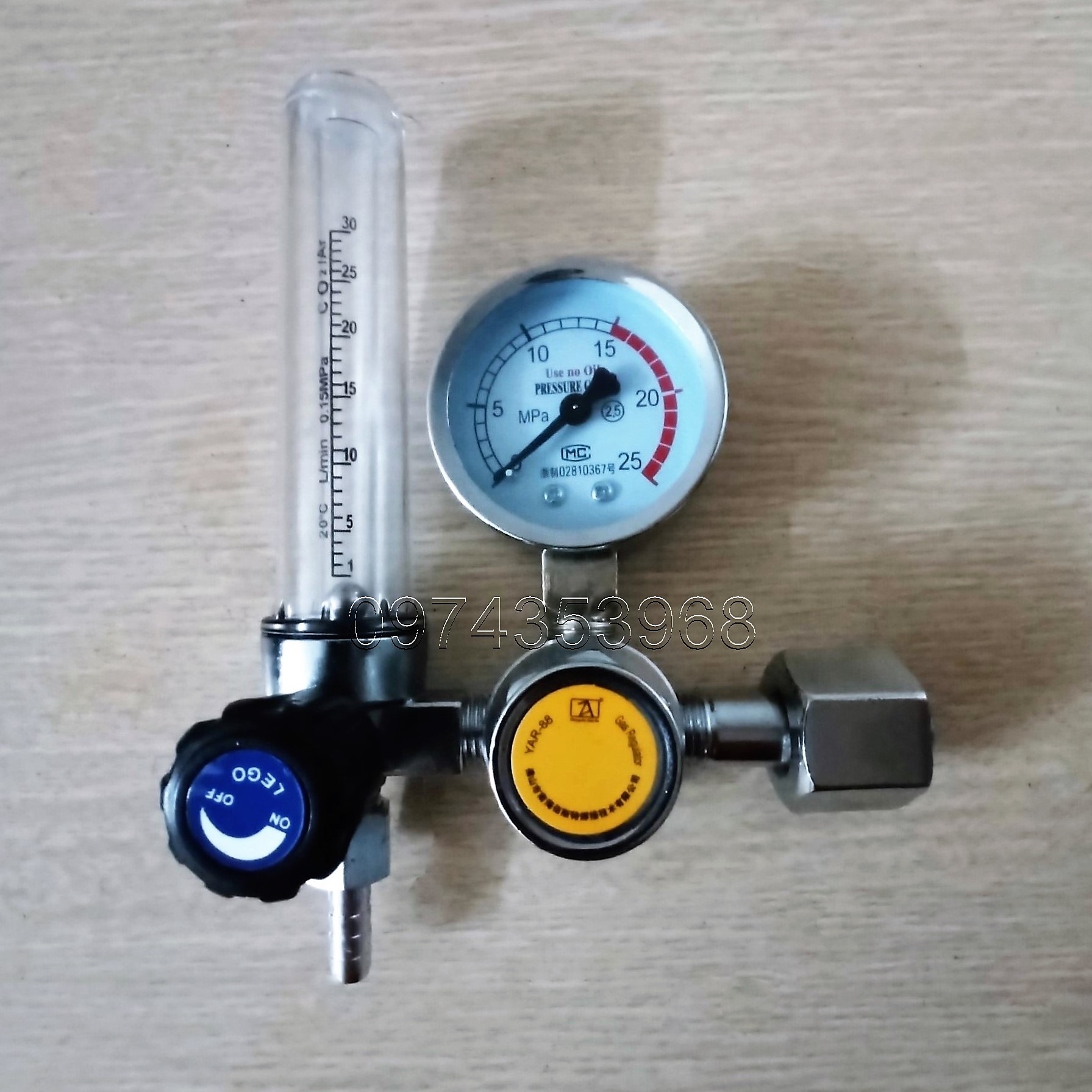 Đồng hồ khí Argon dùng cho hàn tig