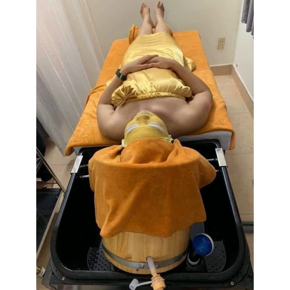 Thùng Gỗ Gội Đầu Dưỡng Sinh Đông Y