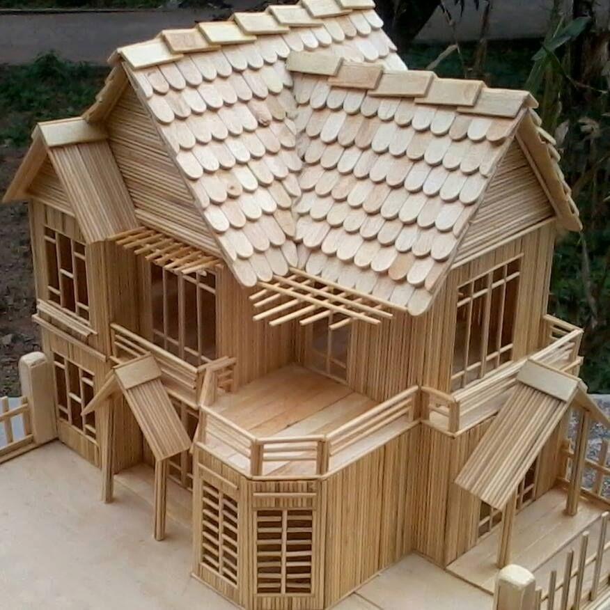 Kéo cắt que kem gỗ, tăm tre