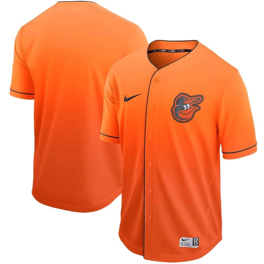 MLB Baltimore Orioles White Black Orange Grey Elite Baseball Jersey