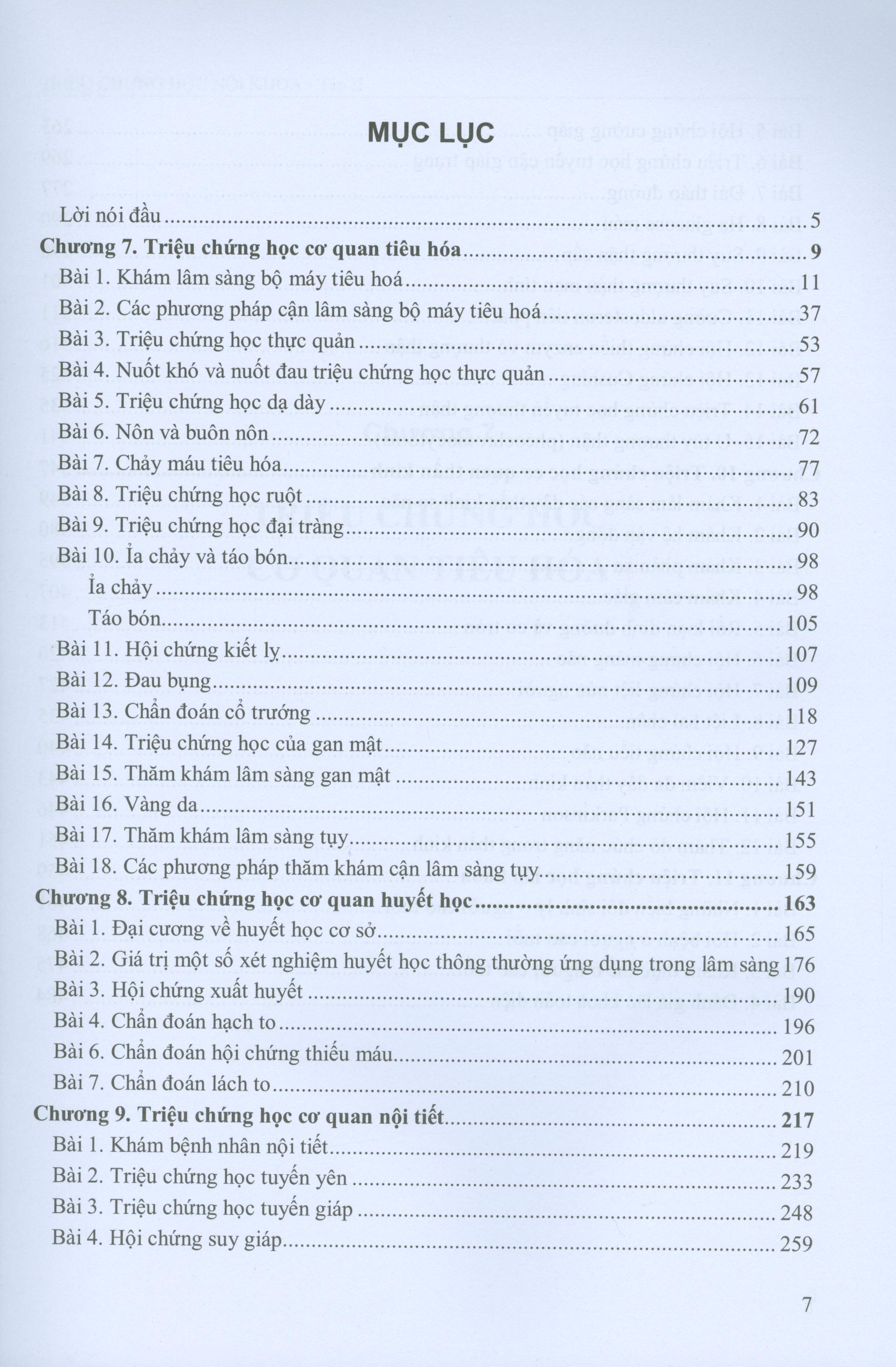 Triệu chứng học nội khoa Tập 2