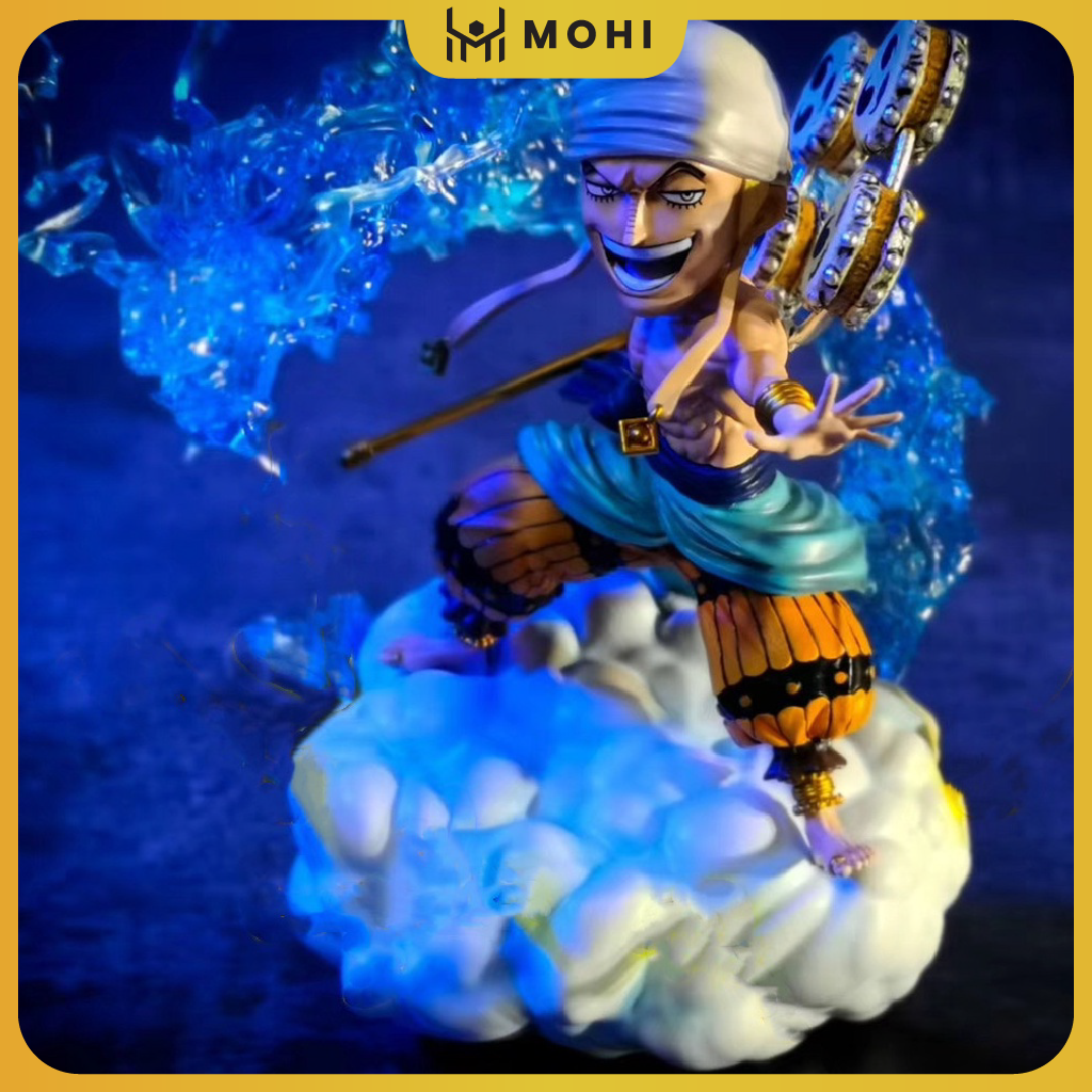 [Có BOX - Có Bản LED] Mô hình chibi Enel chúa trời - Cao 12CM - One Piece