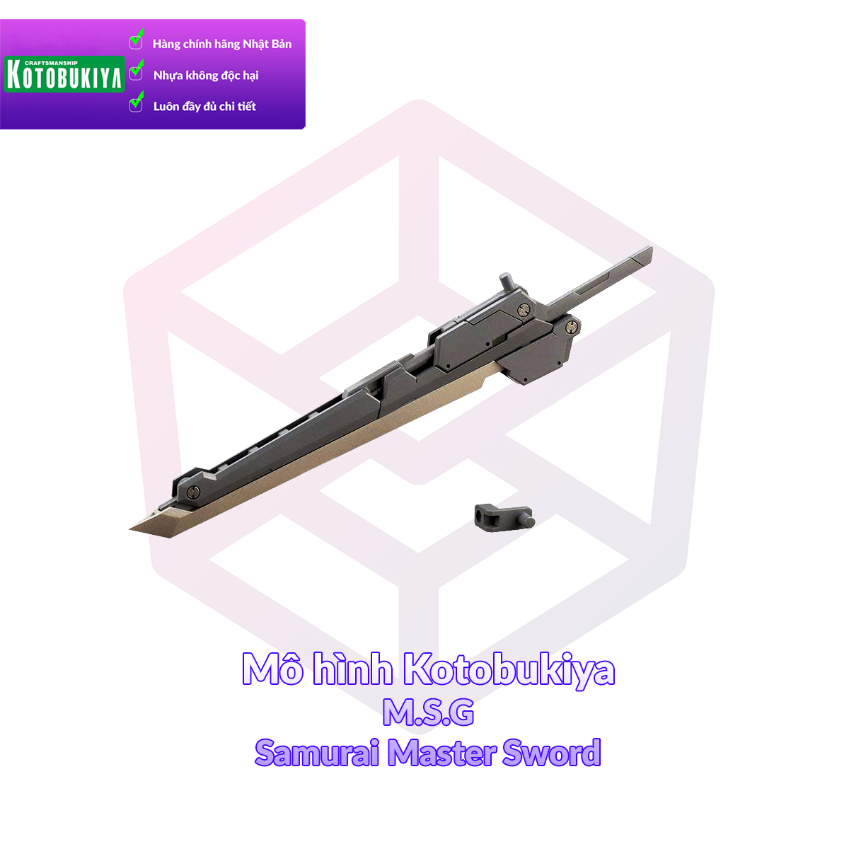 [7-11/12 VOUCHER 8%]Mô hình Kotobukiya M.S.G WU06 Samurai Master Sword Weapon Unit [KTB] [MSG]