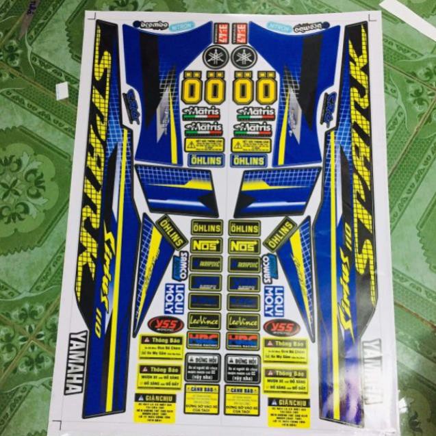 Tem rời xe sirius spark nano