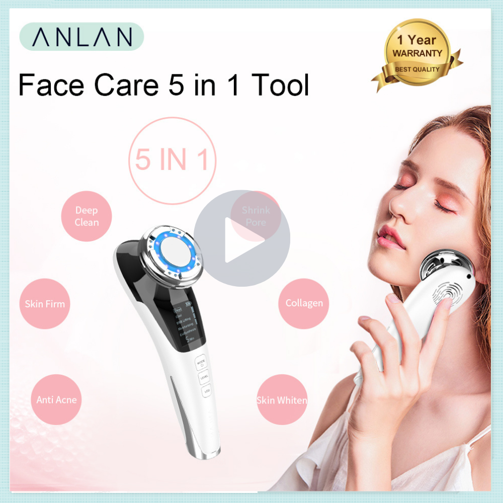 ANLAN Anti Wrinkle Face Massager Hot Compress Face Care Anti Aging